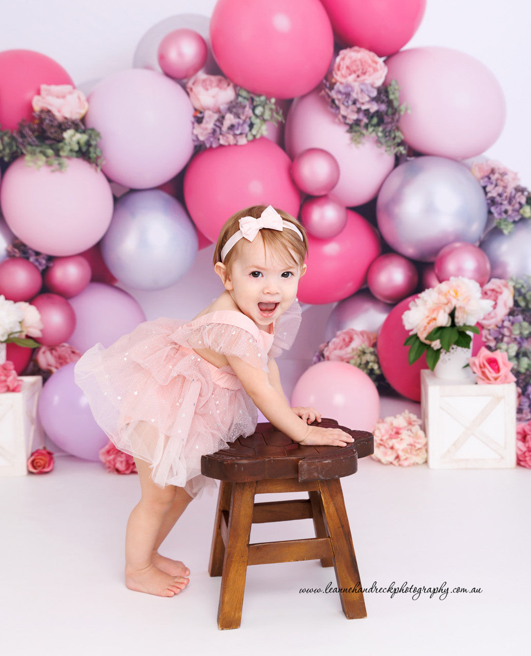 Magenta Balloon Garland