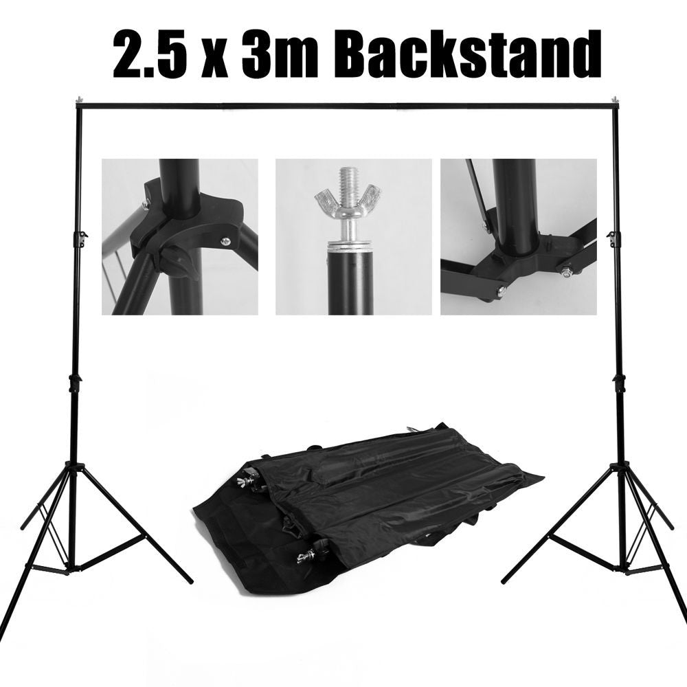 2.5x3m Tripod Backdrop Stand